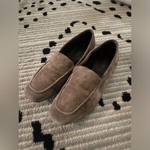 Born Tan Suede Loafers